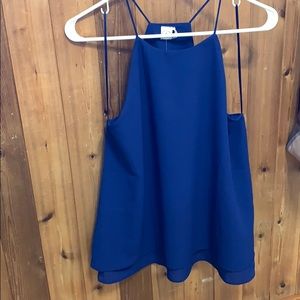 Paper Crane navy blue top